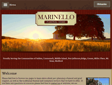 Tablet Screenshot of marinellofh.com